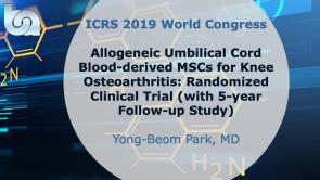 Allogeneic Umbilical Cord Blood-derived MSCs for Knee Osteoarthritis: Randomized Clinical Trial (with 5-year Follow-up Study)