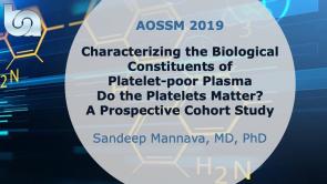 Characterizing the Biological Constituents of Platelet-Poor Plasma - Do the Platelets Matter? A Prospecive Cohort Study