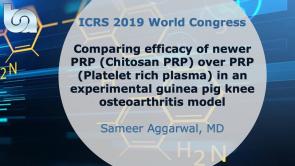 Comparing efficacy of newer PRP (Chitosan PRP) over PRP (Platelet rich plasma) in an experimental guinea pig knee osteoarthritis model