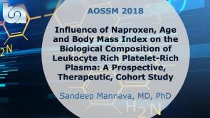 Influence of Naproxen, Age and Body Mass Index on the Biological Composition of Leukocyte Rich Platelet-Rich Plasma